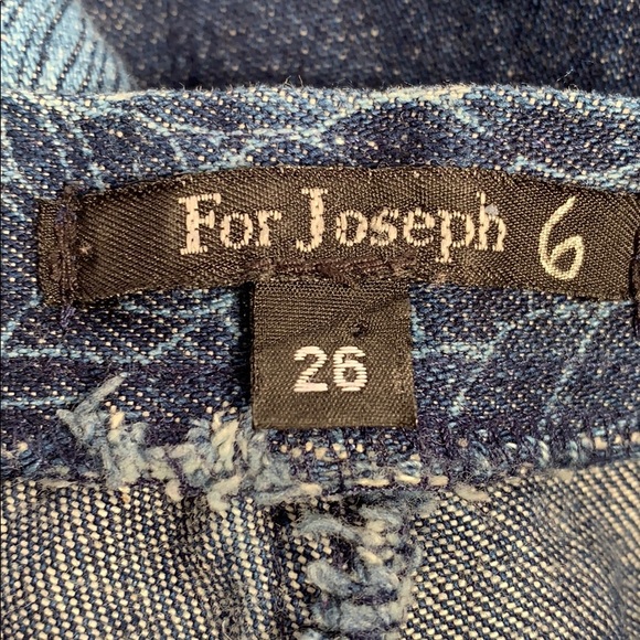 For Joseph Midi Side ZIP Jean Skirt With Stars - Picture 3 of 4